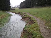 Bank erosion - Informations about soil erosion