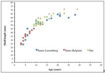 Age UC - Détermination de l'âge de Unio crassus