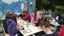 Students of the Lycée Michel Rodange