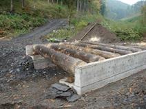 Beseitigung von zwei Wanderhindernissen für Fische am  Schwärzerbaach