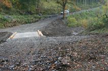 Removing of two fish migrating obtacles at the Schwärzerbaach